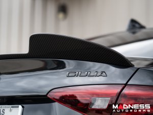 Alfa Romeo Giulia Trunk Spoiler - Carbon Fiber - GTA Style - Scratch & Dent